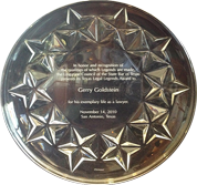Texas State Bar - Legal Legends Award - Gerald Goldstein